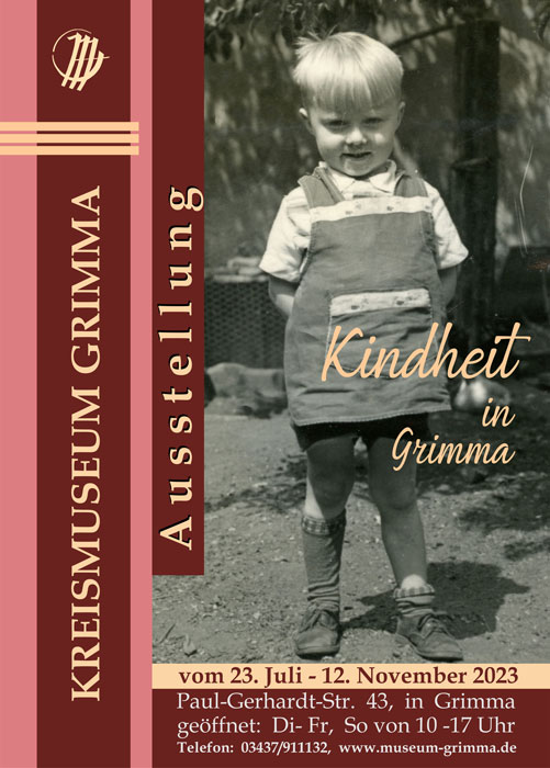 Plakat Kindheit in Grimma