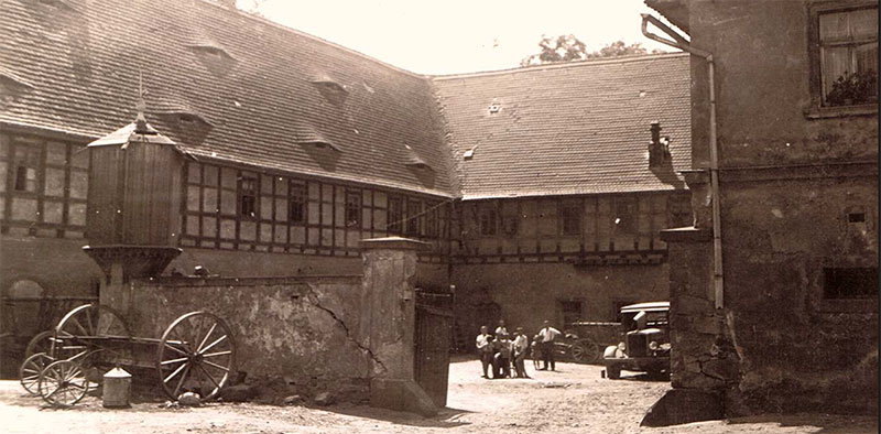 Gutshof in Witznitz, um 1935