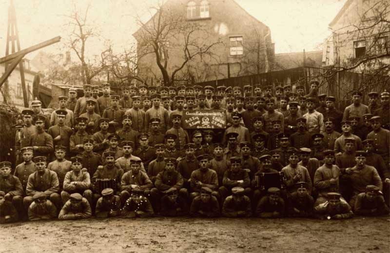 Zweiter und Dritter Zug der 3. Kompanie des Ersatz-Bataillons 106, November 1917