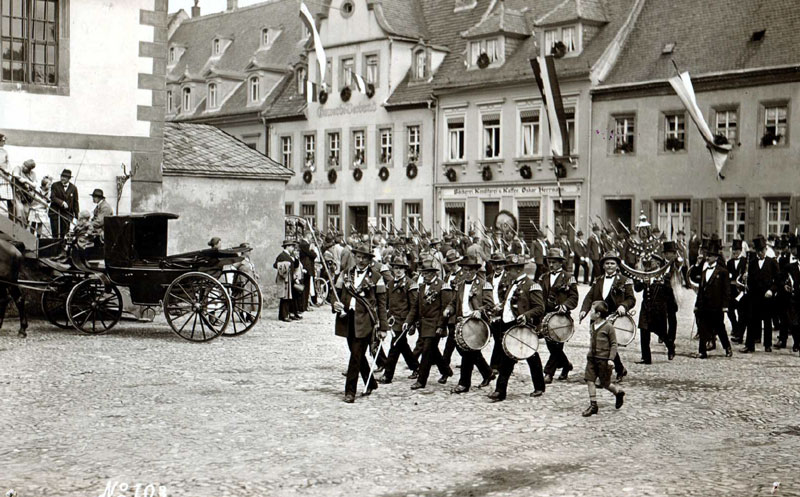 Parade auf dem Marktplatz, Foto 1930