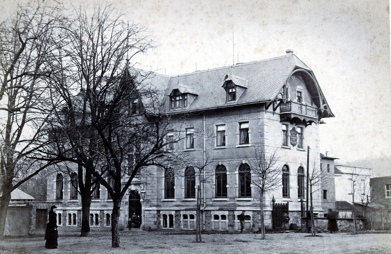 Schützenhaus nach 1884, Foto um 1885